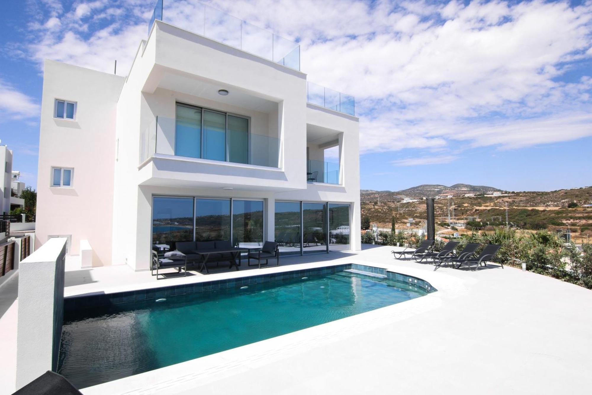 Phaedrus Living Luxury Seaview Coral Bay Villa Peyia Buitenkant foto